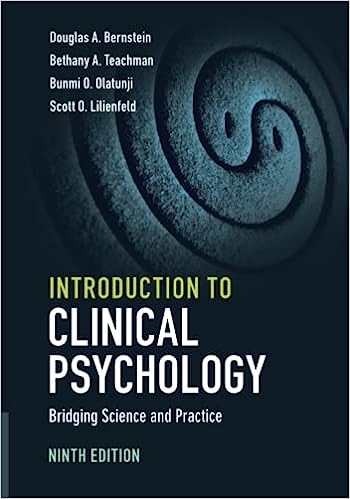 Introduction to Clinical Psychology: Bridging Science and Practice (9th Edition) - Epub + Converted Pdf